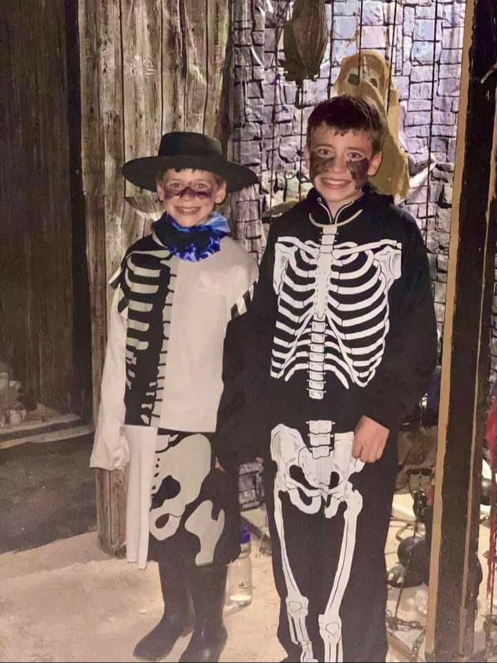 Check out these skeletons